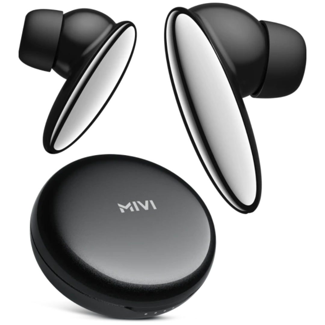 MIVI earbuds, model A750 earbud, colour black