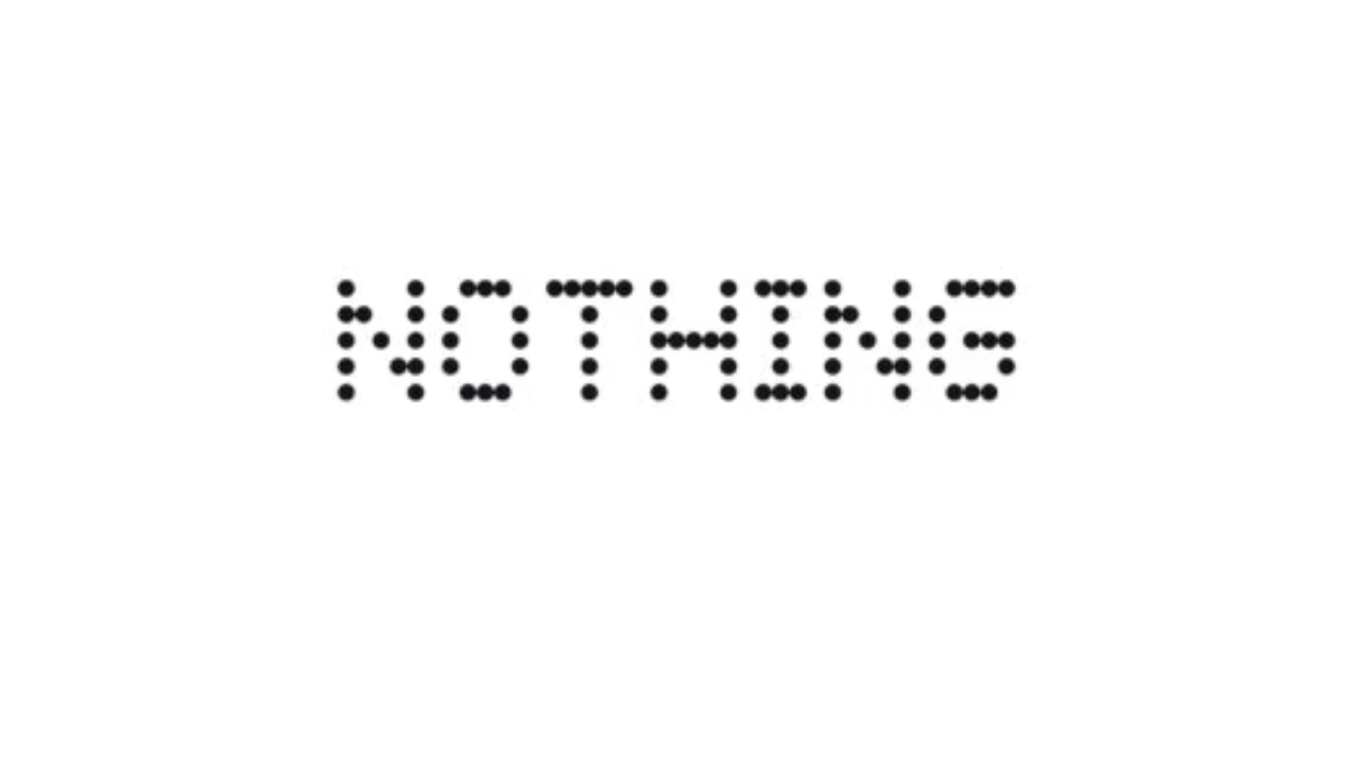 NOTHING LOGO