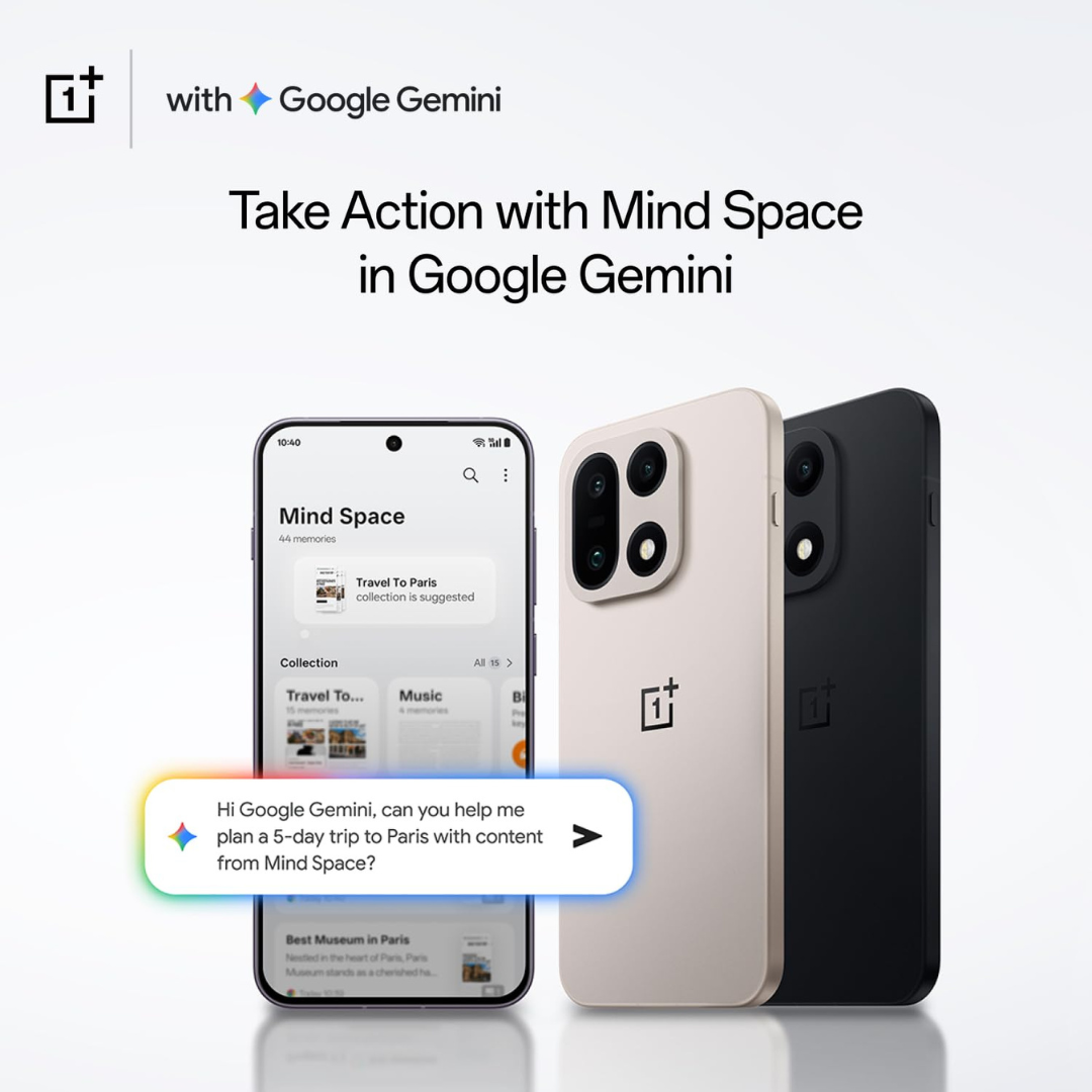 Get latest OnePlus 15 with AI-powered Plus Mind system for smarter daily use