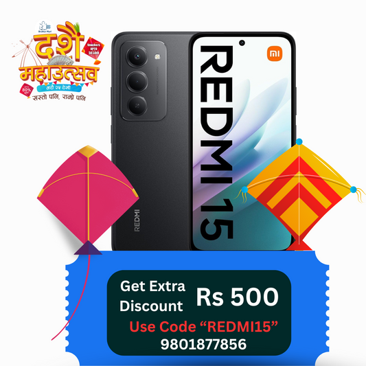 Buy Dashain Offer Redmi 15 Only from Brother-mart.com