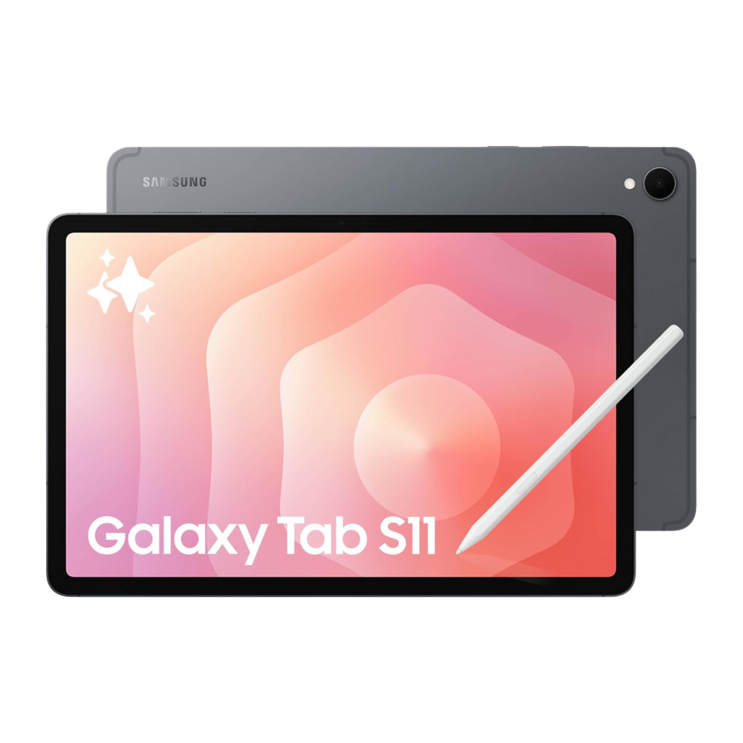 Buy Samsung Galaxy Tab S11 official product image with AI features and S Pen included box contents