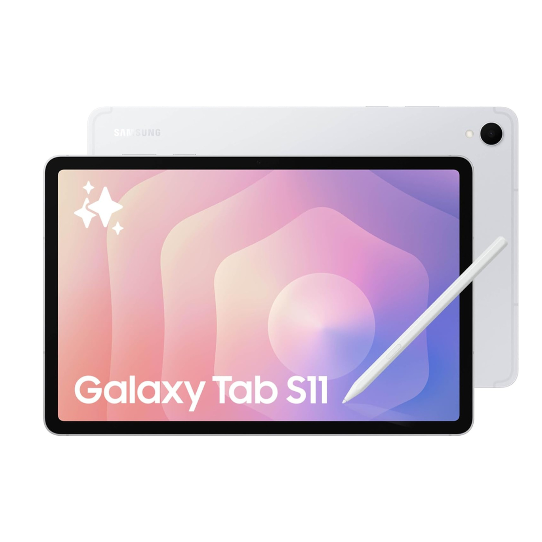 Samsung Galaxy Tab S11 thin metal design in gray silver color premium tablet buy now