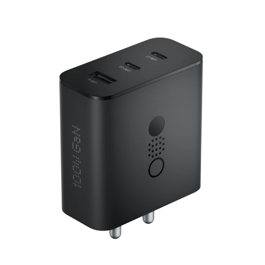 Buy now CMF 100W GaN fast Type C charger with 3 port superfast charging for Nothing Phone Samsung Galaxy Pixel and laptops