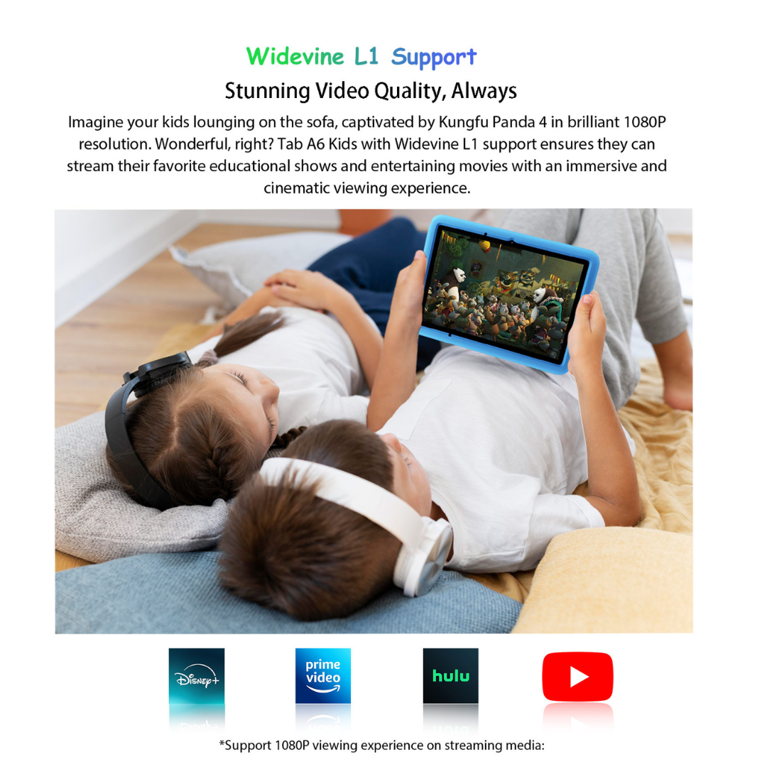 Get Blackview TAB A6 Kids tablet with powerful octa core chipset for smooth use