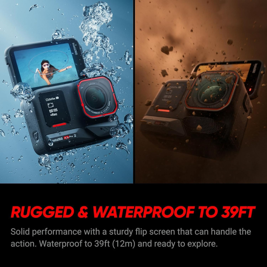 Buy Now Insta360 Ace Pro 2 8K action camera for filmmakers, vloggers and sports enthusiasts