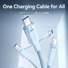 Vention 3-in-1 Charging Cable for Fast Charging Devices