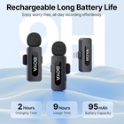 Buy now BOYA BY-V2 portable microphone system with windscreen and noise reduction for clear outdoor audio