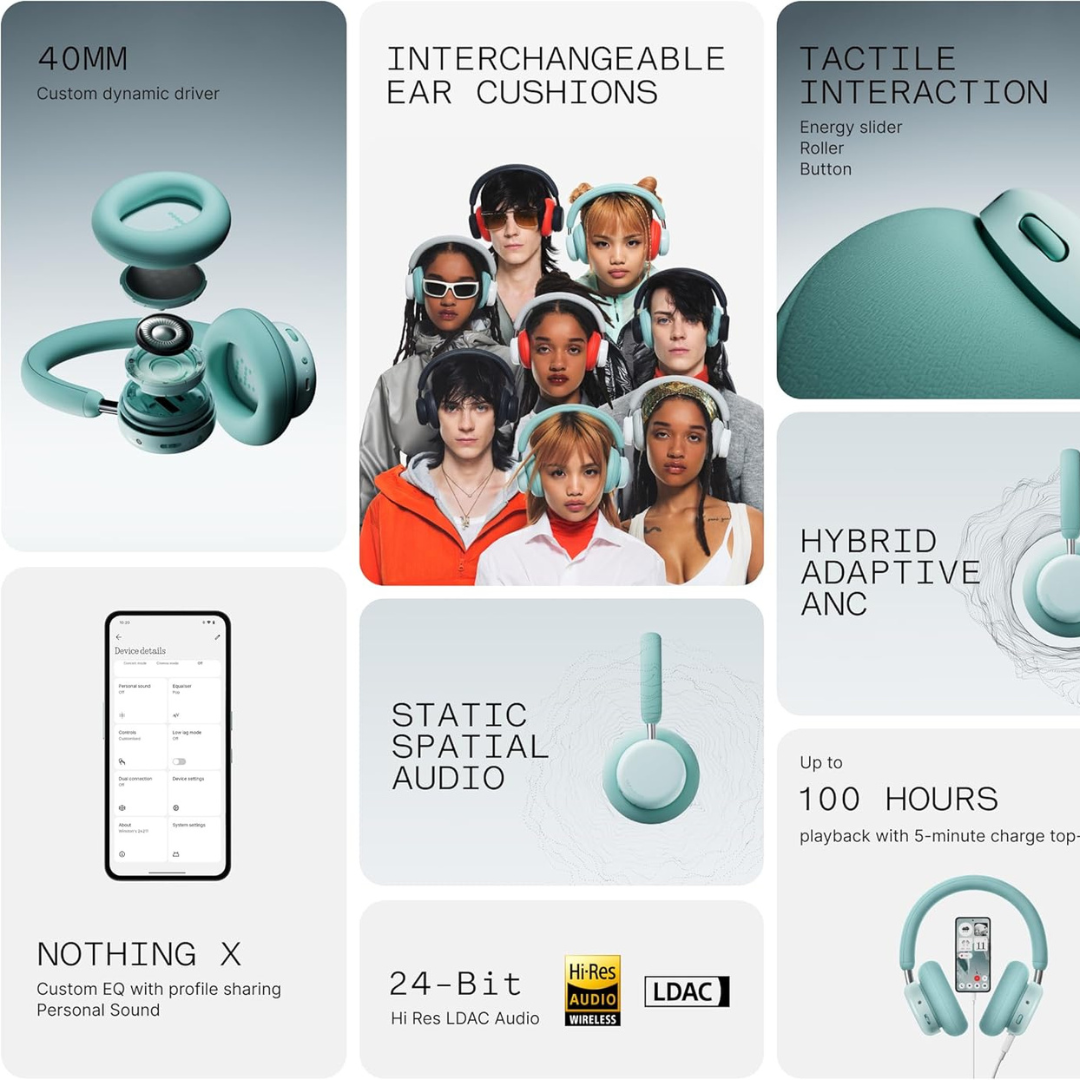 Get CMF Headphone Pro noise cancelling headphones with stylish premium finish