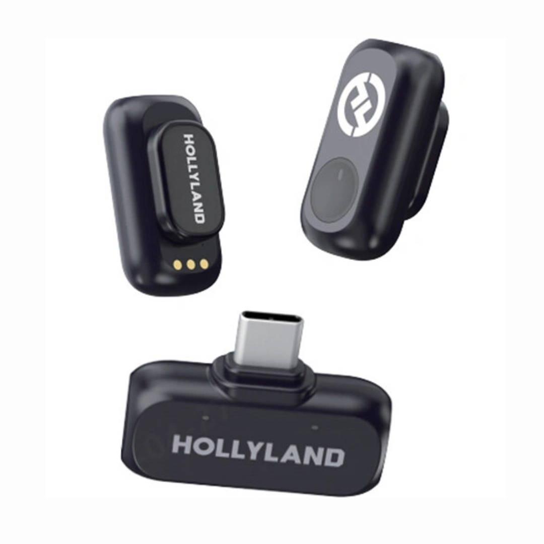 Get Hollyland wireless mic for podcasts Mini Duo