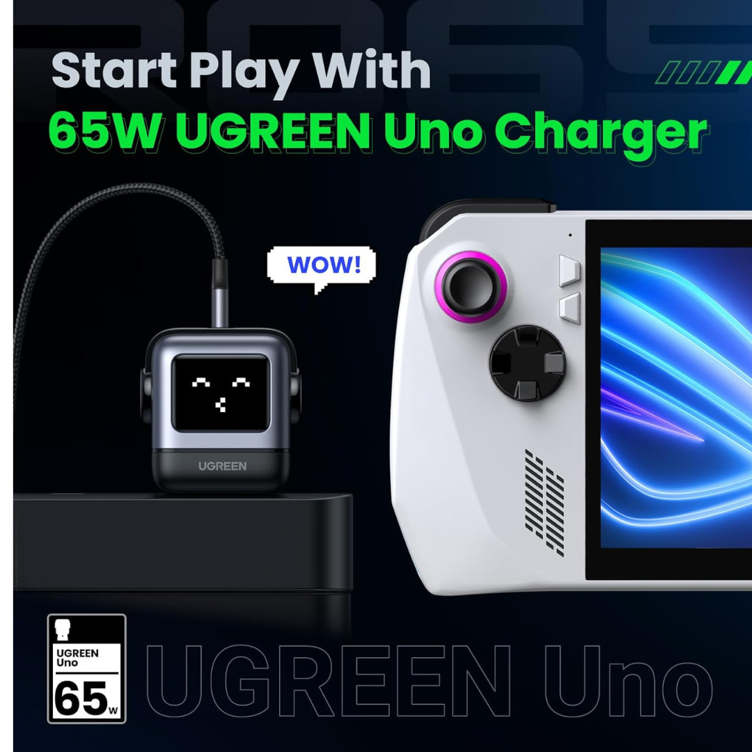 Buy now UGREEN Nexode USB C robot fast charger 65W with compact travel friendly design