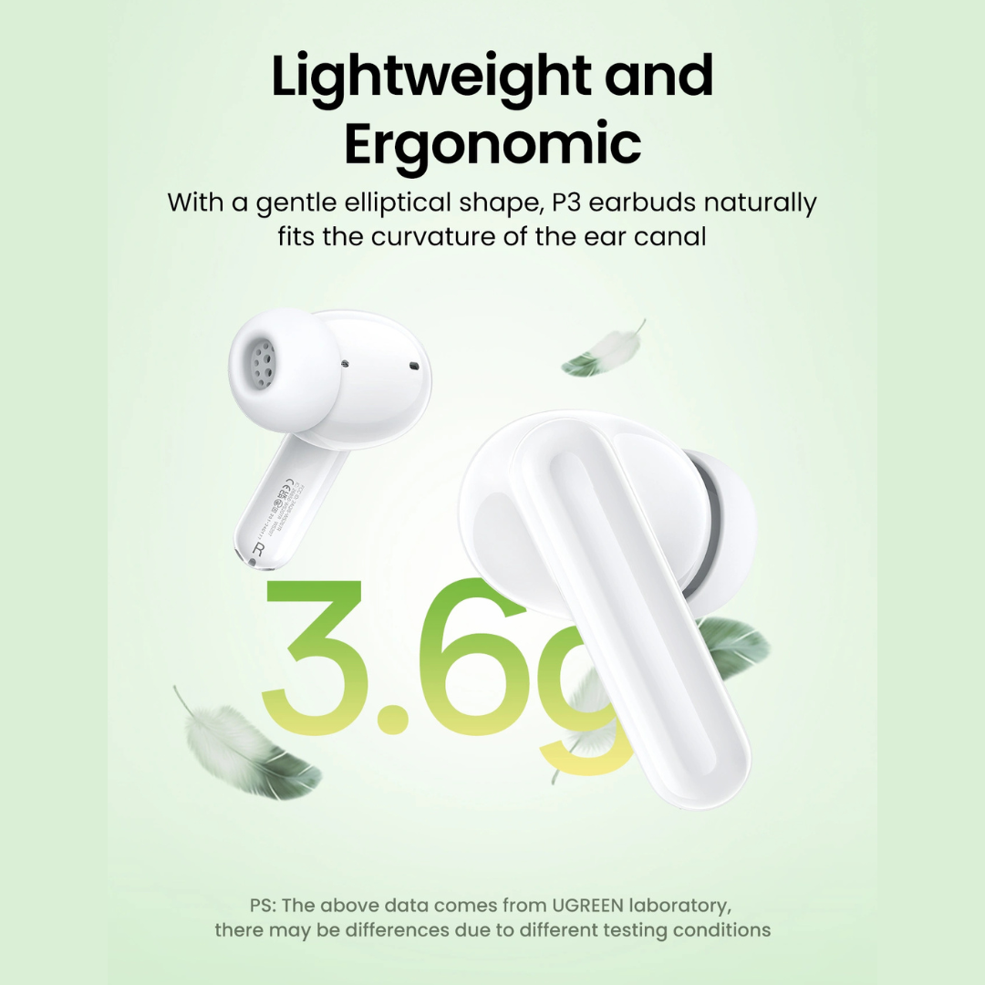 Buy now UGREEN HiTune P3 earphones delivering 28h long-lasting playtime and powerful audio