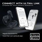 Get Ultima Boom X1 Pro ENC earbuds optimized for crystal clear communication during calls