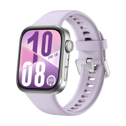 Huawei smartwatch with battery percentage indicator