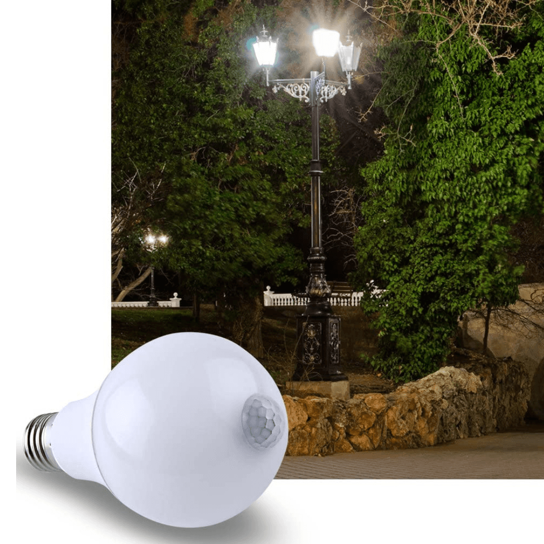 Smart Motion Sensor Bulb, LED Lamp and Dusk to Dawn Auto Switch Light