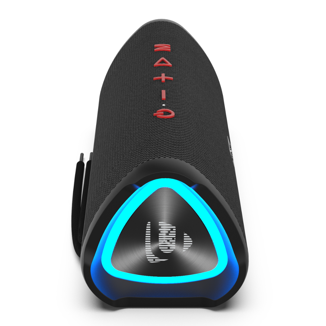 ultima rock speaker-side view-colour black