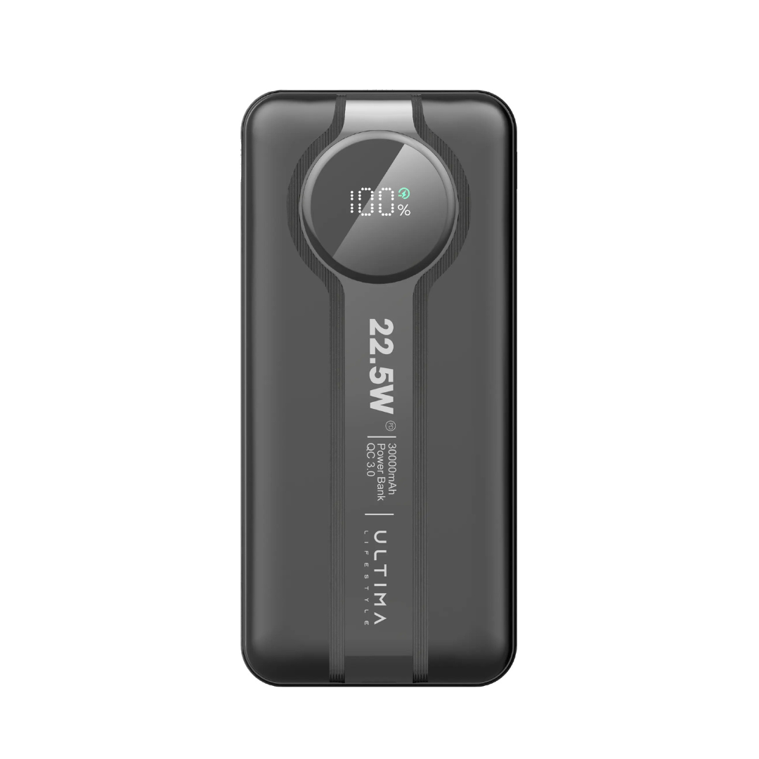 30000mAh lithium polymer powerbank – Ultima Boost 30K Pro

