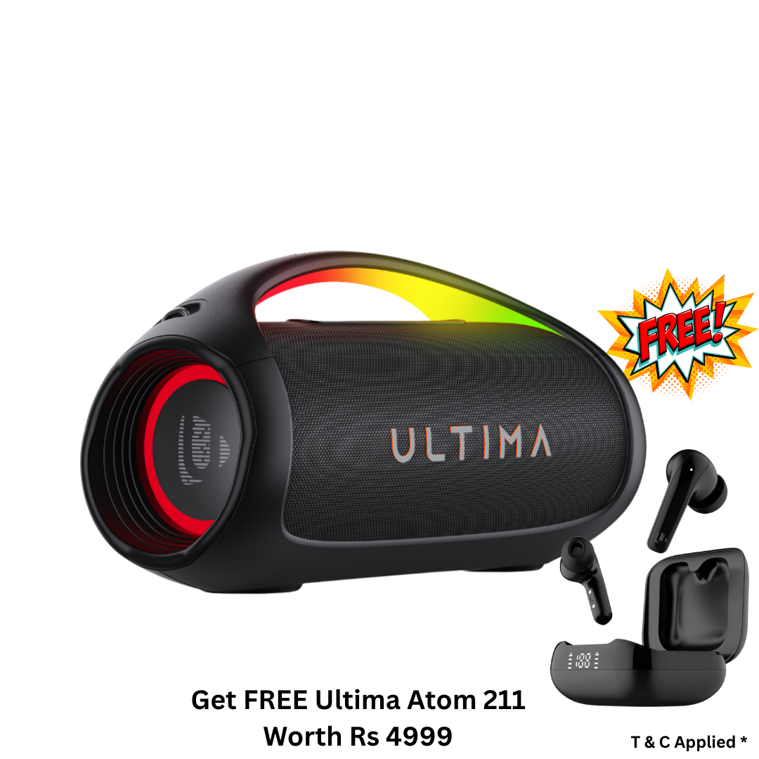 Get FREE Ultima Boom 211 with Ultima Thunder Speaker