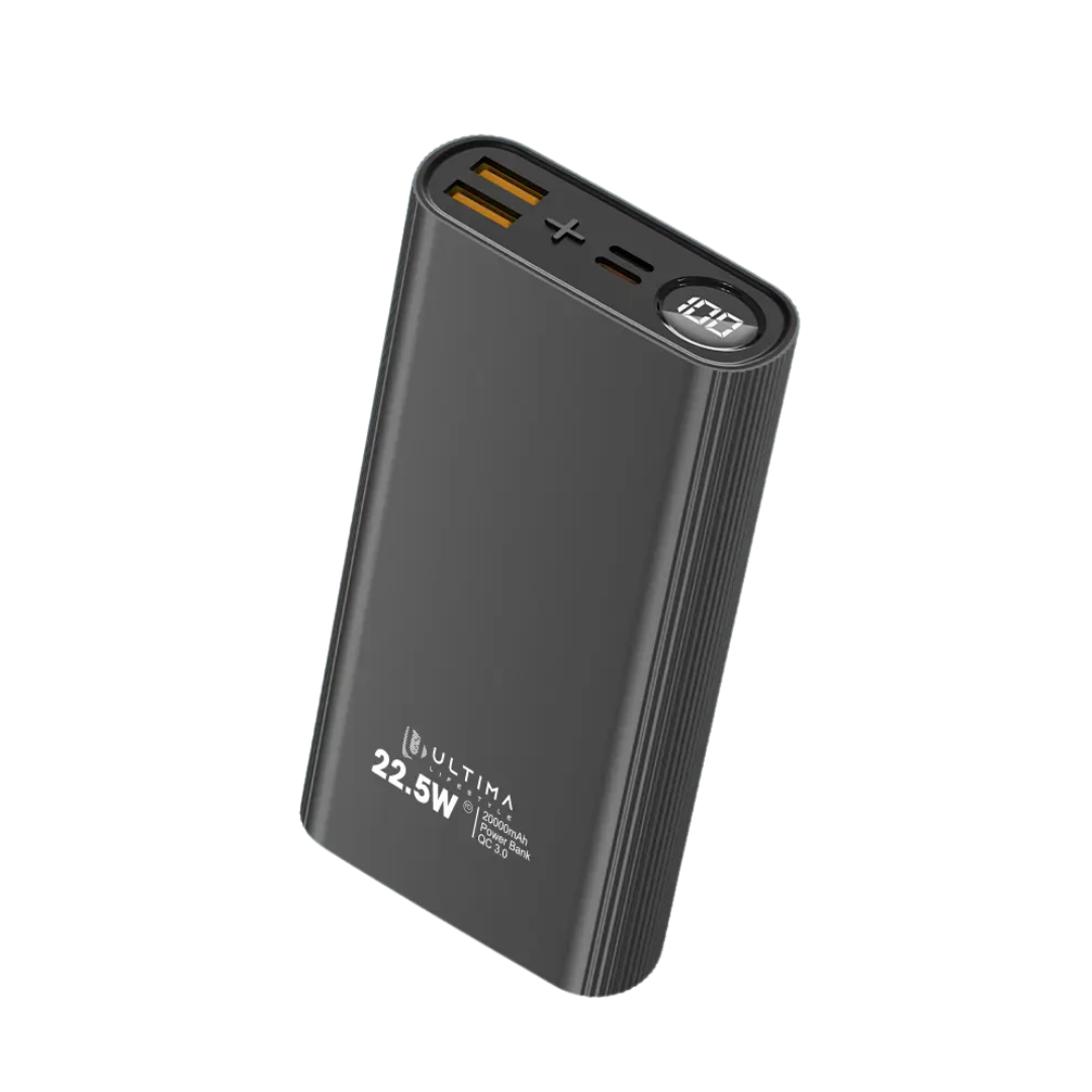 Powerbank on a workspace table

