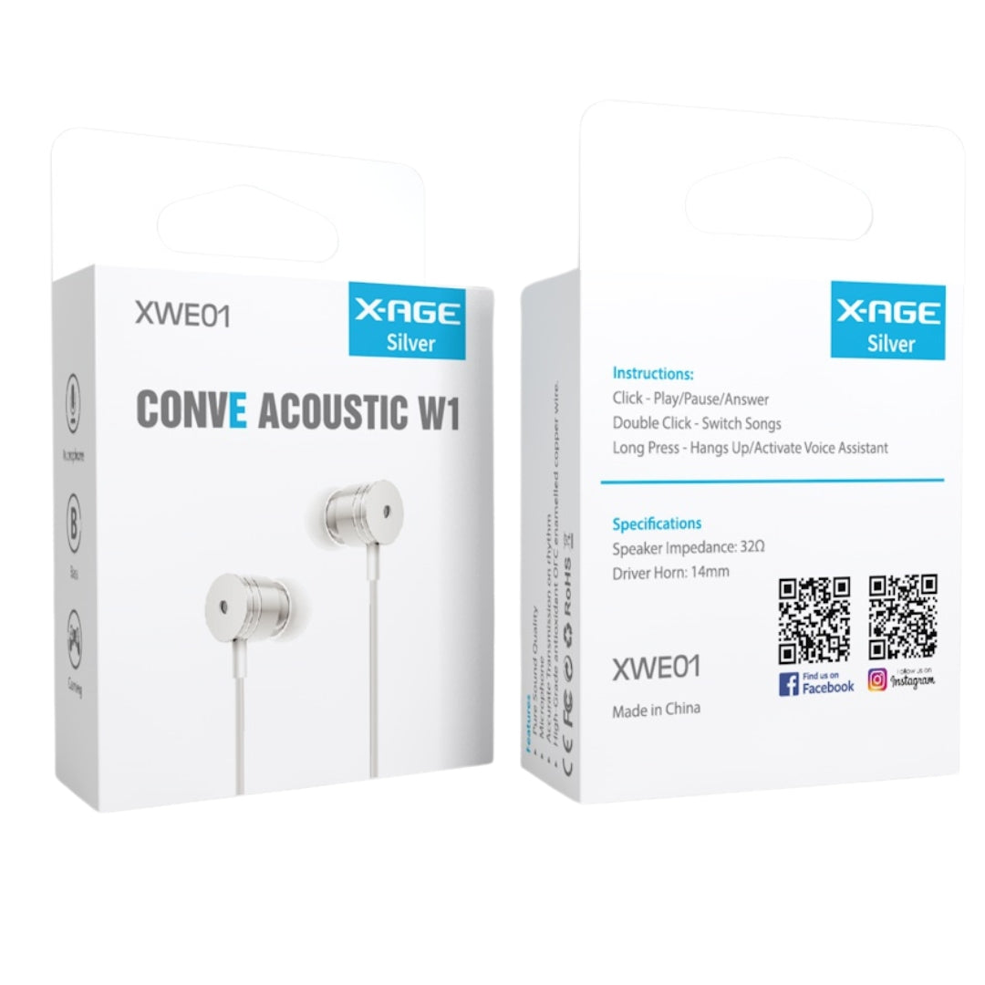 X-AGE Wired earphone price in Nepal
