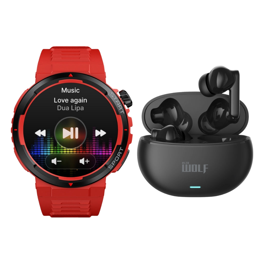 Zeblaze Smartwatch and AstaWolf Earbud combo price