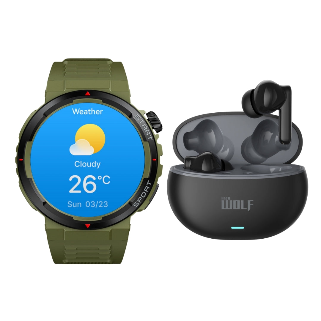 Zeblaze Ares 3 Smartwatch and AstaWolf Earbud combo Price in Nepal