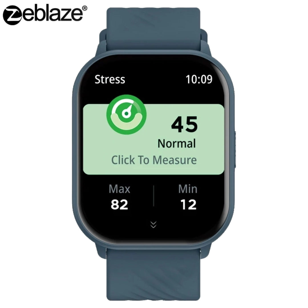 Zeblaze GTS 3 IPS Display Bluetooth Calling Smartwatch,  15 Days Battery Life, 100+ Professional Sports Modes, 100+ Stylish Watch Faces, Heart Rate, SpO2 And Stress Monitoring, 12 months Warranty