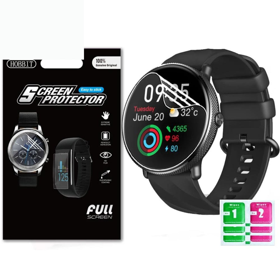 3pcs Clear Screen Protector for Zeblaze GTR3,Pro and Btalk3 Smartwatches
