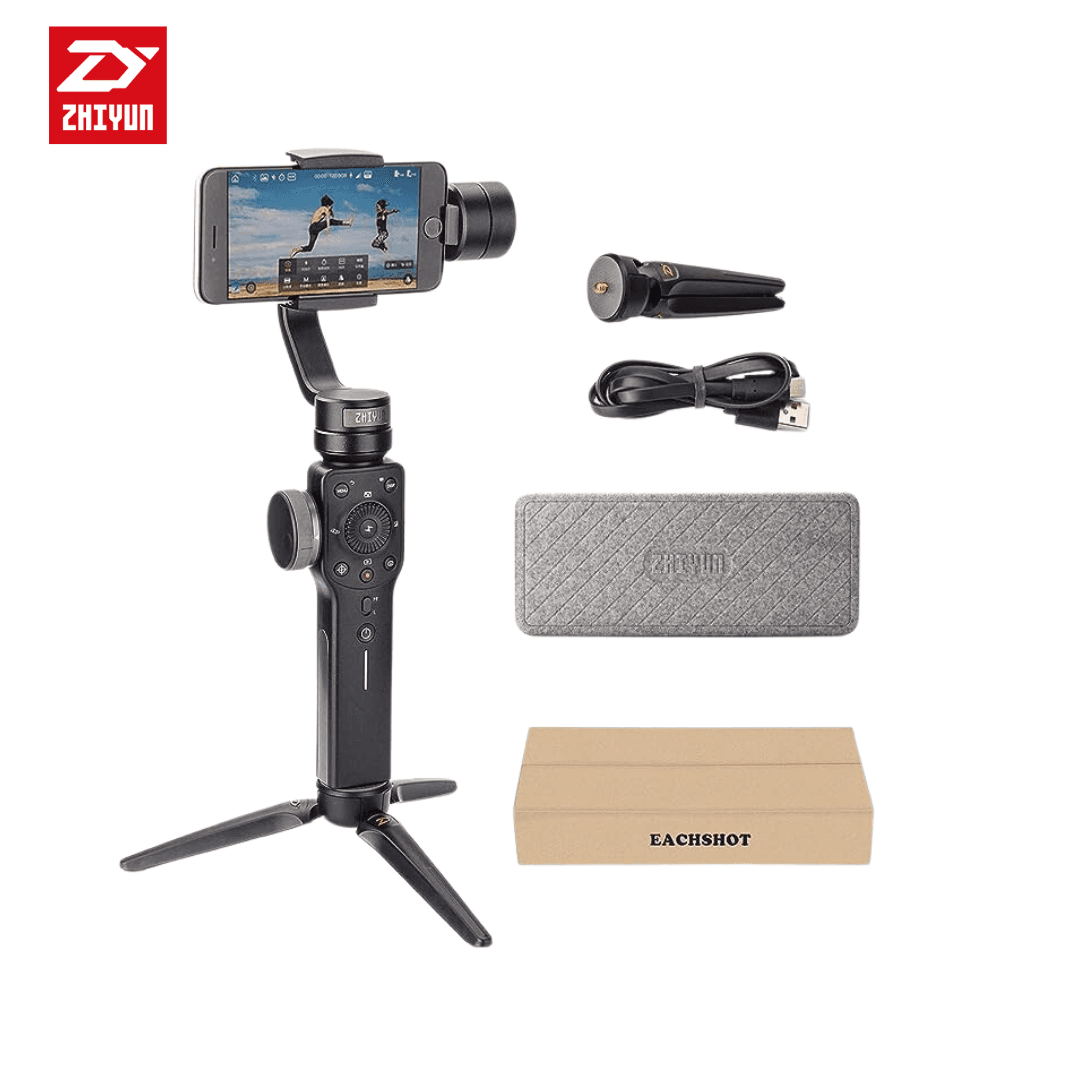 Buy Exlusive Price Discount Zhiyun Smooth 4 Professional Gimbal Stabilizer for iPhone Smartphone Android