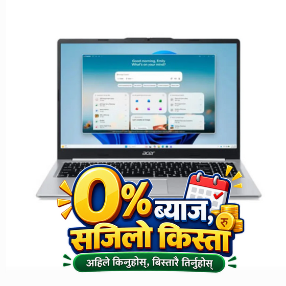 Shop Now Acer Aspire Lite 15 Light Silver Laptop Nepal