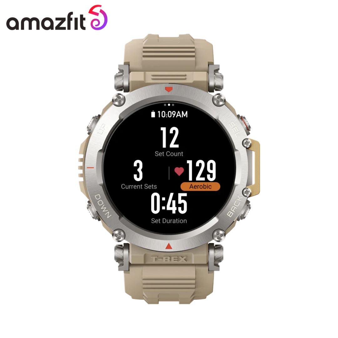 Amazfit T-Rex Ultra Smart Watch for Men, 20-Day Battery Life, 30m Freediving, 1-Year Warranty