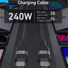 Shop Anker 240W fast charging cable 6ft braided Nepal