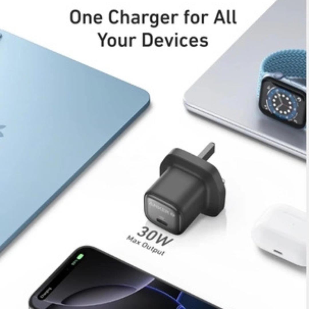 Order Anker 30W fast charger online in Nepal – PD 3.0 high speed USB-C power adapter