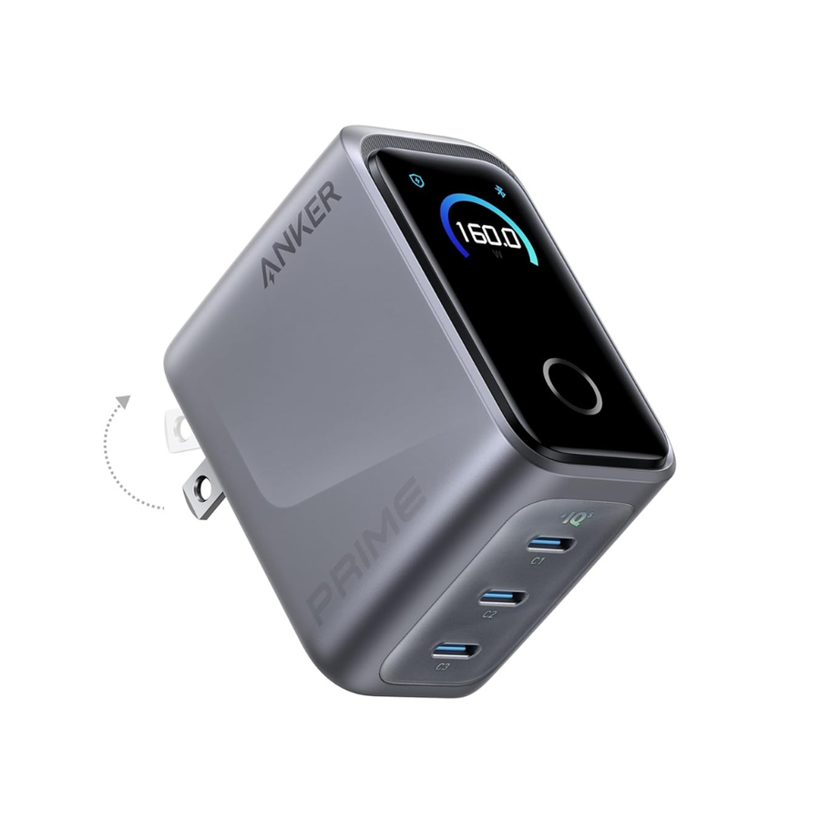 Buy Anker Prime 160W 3 Port GaN Charger with Smart Display in Nepal