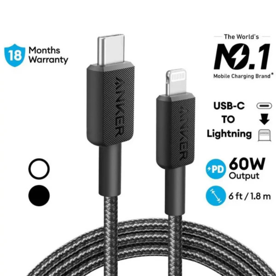 Apple MFi certified USB C to Lightning cable Anker Nepal