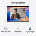 Get Apple MacBook Air M4 15 inch with powerful GPU, smooth multitasking and immersive 15 inch display