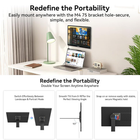 Blackview Table 9 16 inch monitor with 360 degree Mag-Spin stand – buy now Nepal