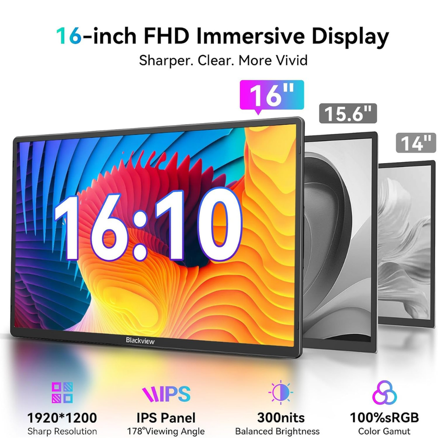 Blackview Table 9 16 inch monitor for content creators – get yours in Nepal