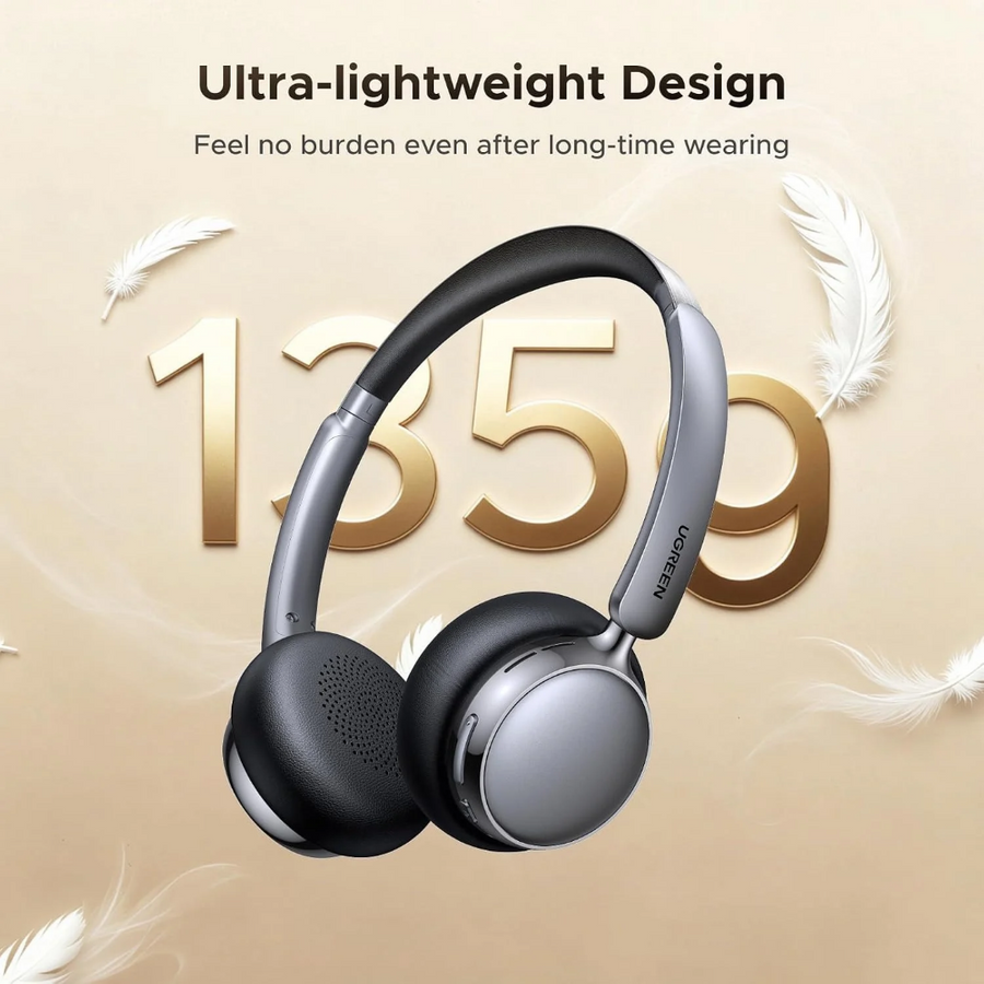 Buy Now 25dB ANC wireless headphones with 500mAh battery and USB-C charging in Nepal