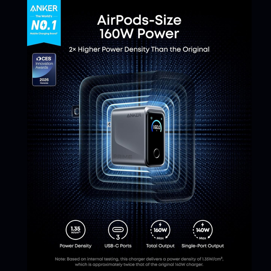 Latest Anker Prime 160W Fast Charger Price in Nepal