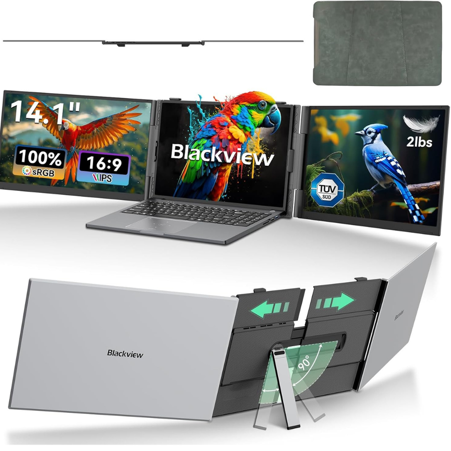 Shop now 14 inch FHD Blackview DCM6 portable monitor for work in Nepal