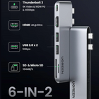 Buy UGREEN CM380 USB-C Hub 6-in-2 Adapter Online in Nepal