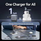 Original Vention 70W GaN Charger with dual USB C and USB A in Nepal