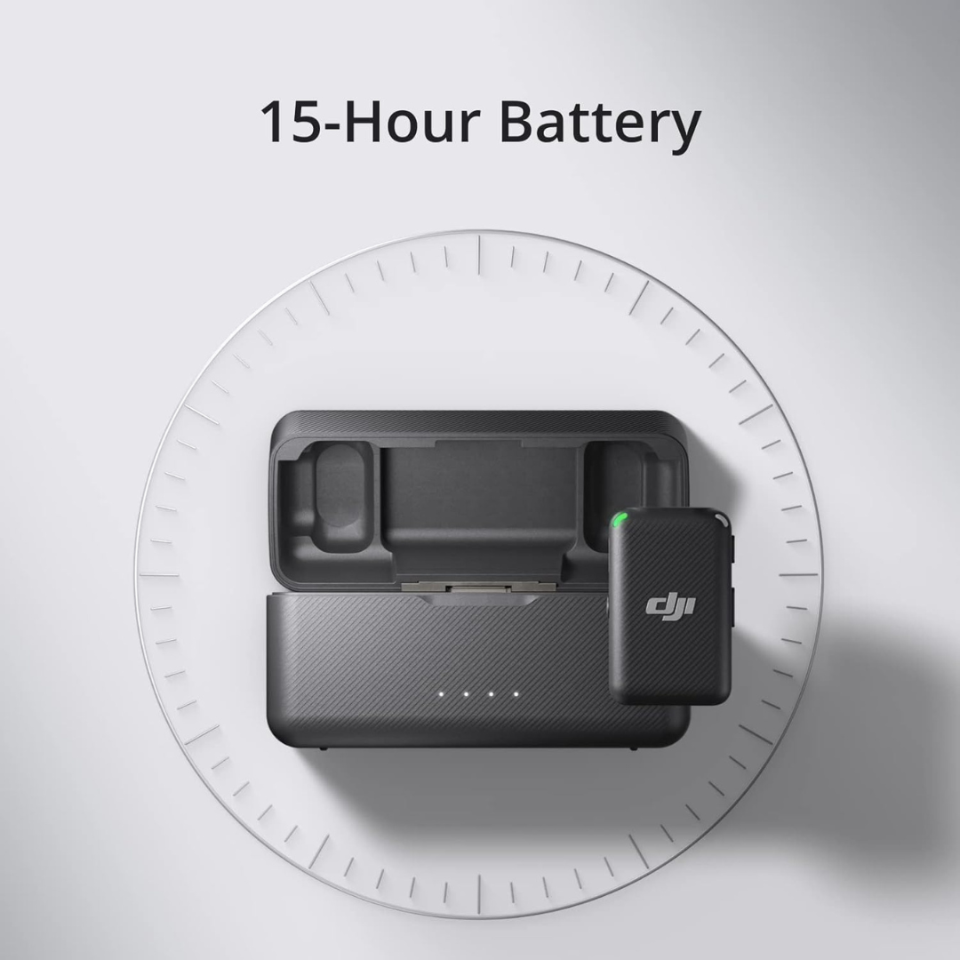 Get DJI Mic 2 wireless audio system with intelligent noise reduction and internal recording perfect for outdoor shoots podcasts and content creation