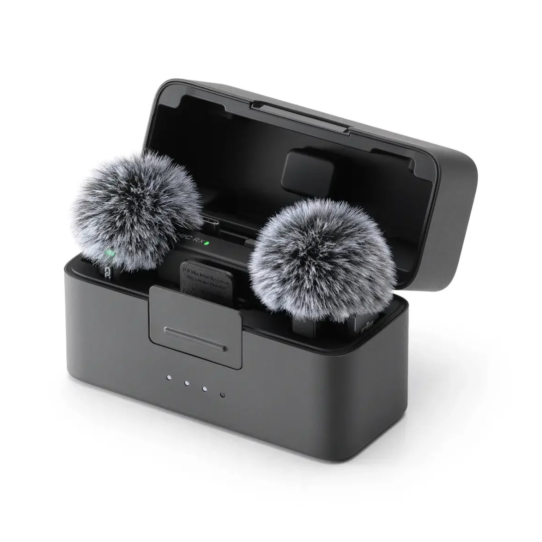Buy Professional DJI Mic Mini wireless microphone kit with dual transmitters and receiver for podcast and live streaming