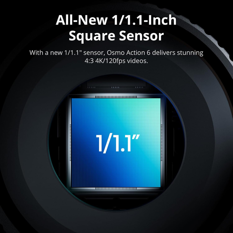 Buy DJI Action 6 with square sensor for flexible shooting Nepal