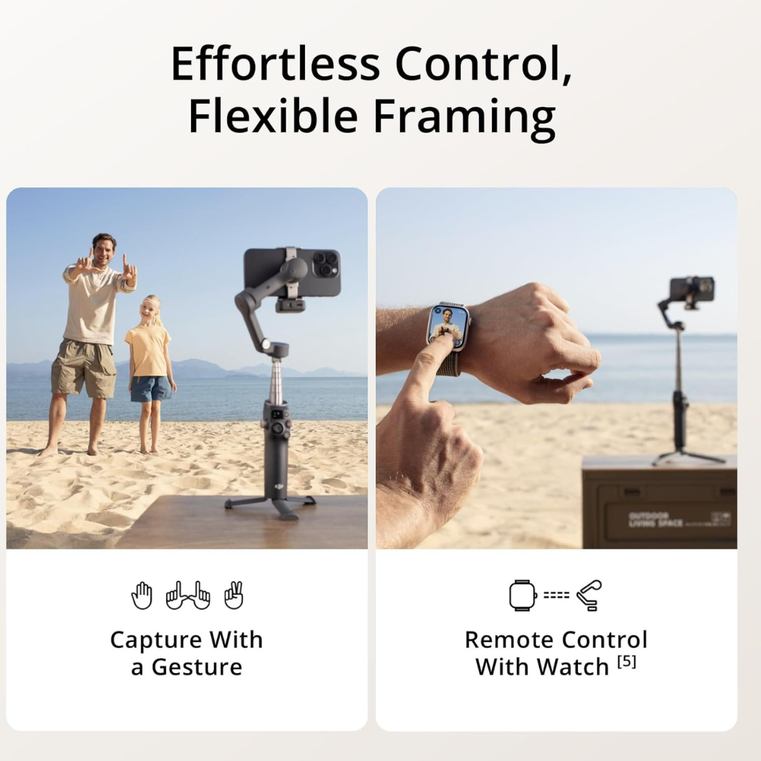 Get DJI Osmo Mobile 7P gimbal with professional video stability