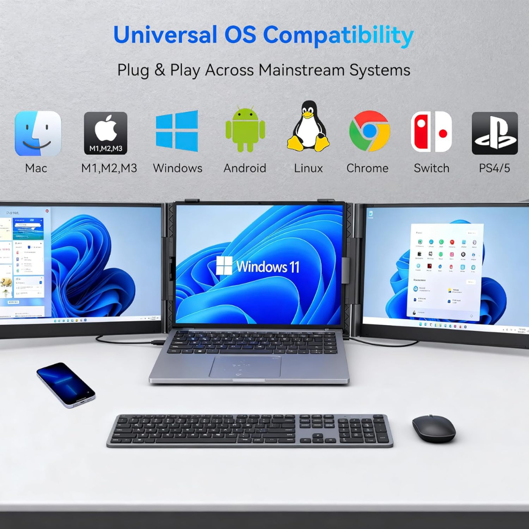 Get Blackview DCM6 portable triple monitor for multitasking Nepal