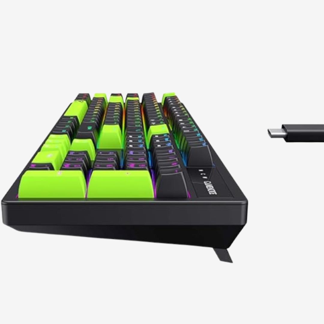 Get Havit KB893L gaming keyboard with tactile blue switches