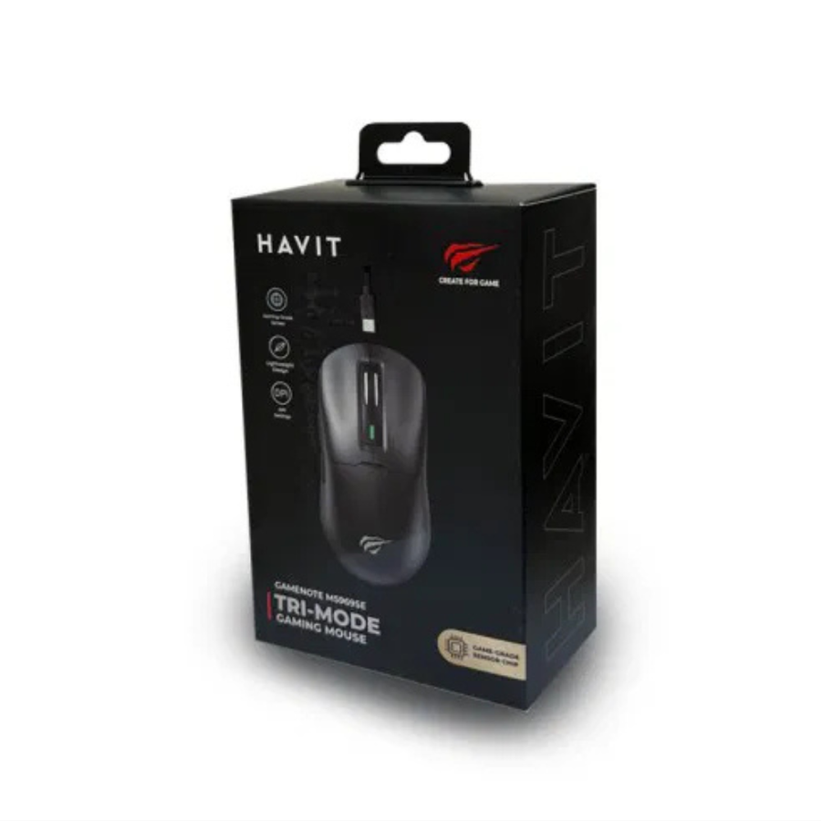 Get Havit MS969SE gaming mouse with ergonomic ambidextrous design for long gaming sessions