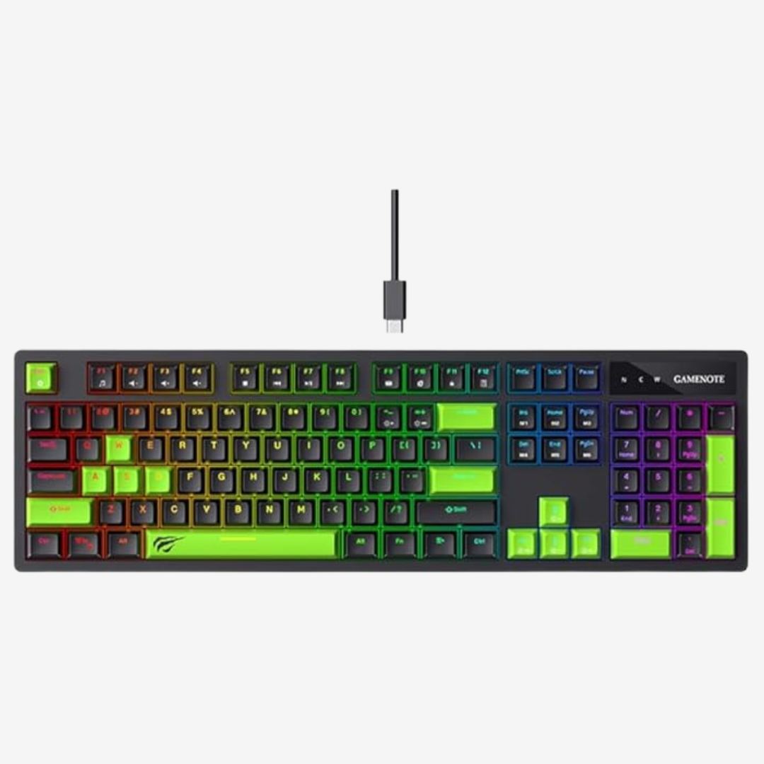 Buy Havit KB893L mechanical gaming keyboard with RGB backlight in Nepal